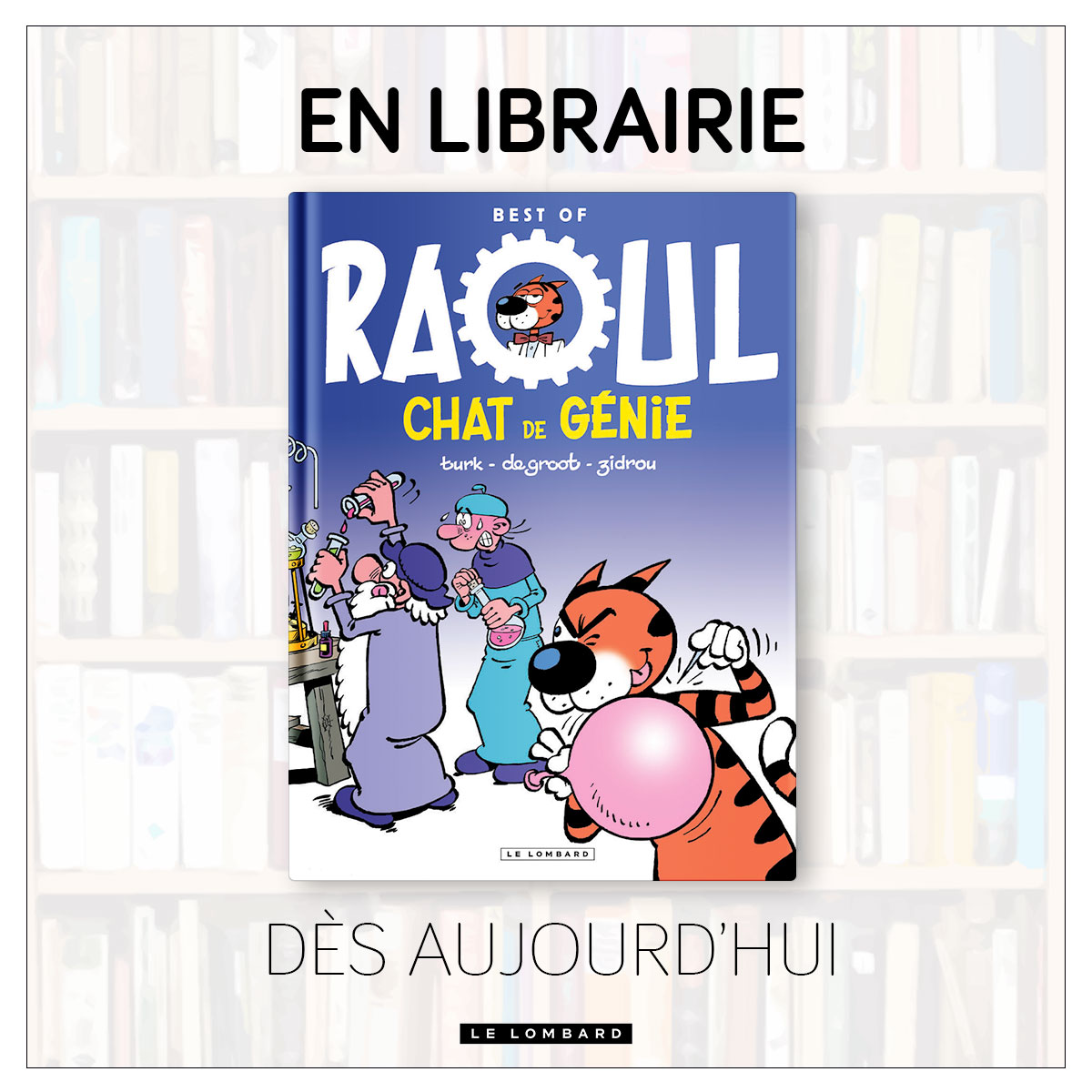 LeLombard's tweet photo. Sorties BD, dès aujourd'hui en librairie :
📘 Les 3 Fantômes de Tesla #3 : les héritiers du rayon
📘 IR$ #23 : fraude à la terre
📘 Raoul, chat de génie (compilation)
🔔 En librairie dès aujourd'hui
📲 https://t.co/XTclZXvTKC
#bd #sortiesbd #lecture #livres #bandedessinée https://t.co/vLkGo7xSQN