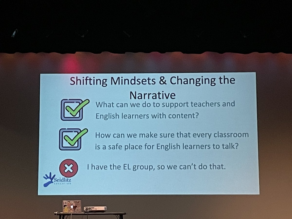 No longer: Why are they in my class? Or, they only talk when pulled out. Or in my experience, erase the term “low ELs”. Change the narrative to an asset based mindset. #ELevateSTL22 <a href="/ValentinaESL/">🌍 ναℓєηтιηα gσηzαℓєz</a>