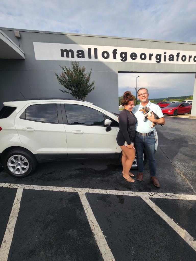 Congratulations to the happy couple!! Thank you for your trusted business & welcome to your #mallofgeorgiaford #fordfamily 🙏
  
Call #AdvisorAndy for your New #Ford too!
📱 844-247-0379
📍 #BufordGA 
🌎 mallofgeorgiaford.com

#forddealership #fordowners #carforsale #puppies