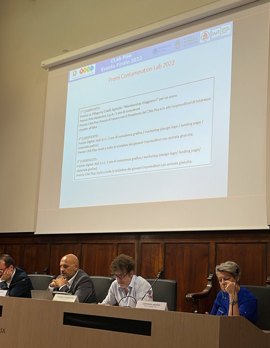 Ecco i premi previsti per i progetti vincenti del #CYB+
Stay Tuned ✨ ▶️ contaminationlab.unipi.it/final-pitch-cy…