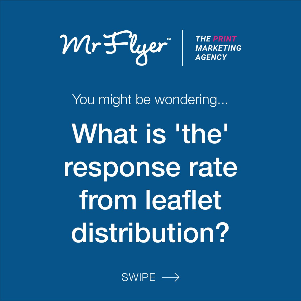 MrFlyerLtd's tweet photo. What is 'The' Response Rate From Leaflet Distribution?
It's a great question to ask if you're a business owner. So, we have now updated a popular blog that tackles this question with up-to-date facts and statistics for you to read.

https://t.co/eafxomglVn

#responserates #roi https://t.co/w2QWHa79n6