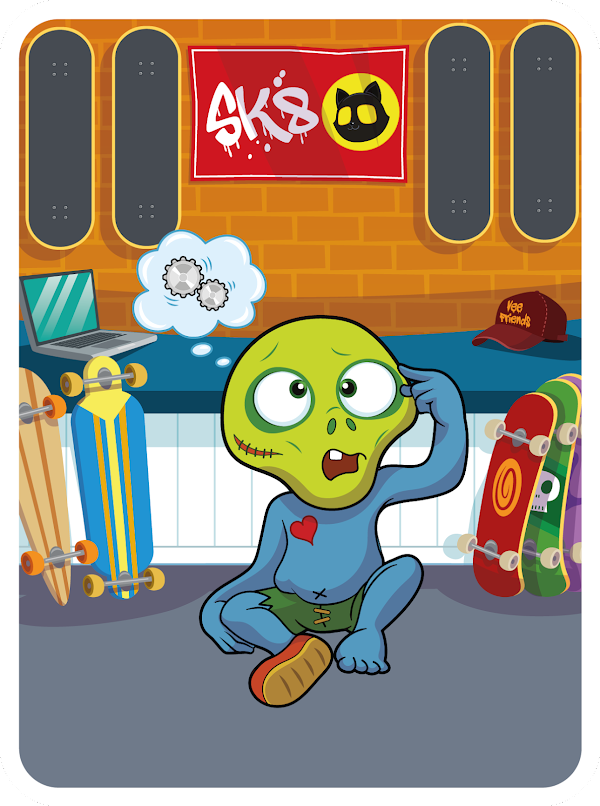JustLinkitt's tweet photo. Hey @veefriends #VeeFriendsSeries2 

What would you say is a fair price for my Zealous Zombie in a skateshop? https://t.co/Fr8aumpEgb