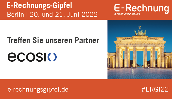 vereonag's tweet image. ++ E-Rechnungs-Gipfel ++ 20. und 21. Juni ++ e-rechnungsgipfel.de ++
Herzlich willkommen @ecosioHQ als Partner beim #ERGI22!
#EDI
#EInvoicing
#ERechnungen
#B2B
#B2G
#XRechnung
#ecosio
#PEPPOL