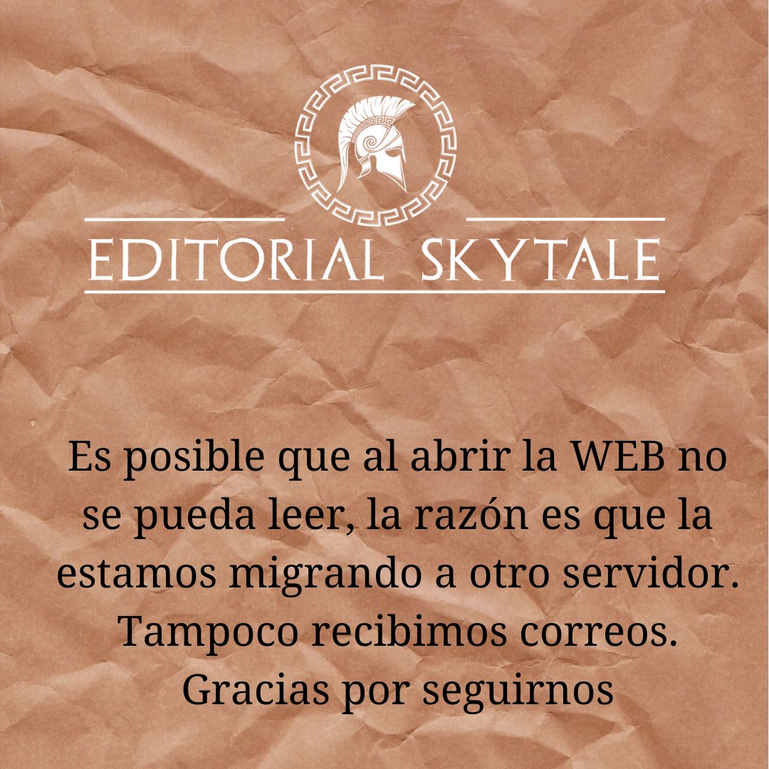 ESkytale's tweet photo. Migración de la Web https://t.co/po6wrgPSqT