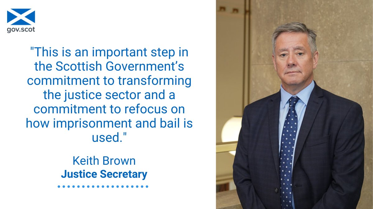 Justice Secretary Keith Brown has welcomed the publication of legislation proposing reforms to the way bail and imprisonment are used.

Mr Brown welcomed publication of the Bail and Release from Custody Scotland Bill on a visit to HMP Edinburgh.

More ➡️ bit.ly/3xkYePA