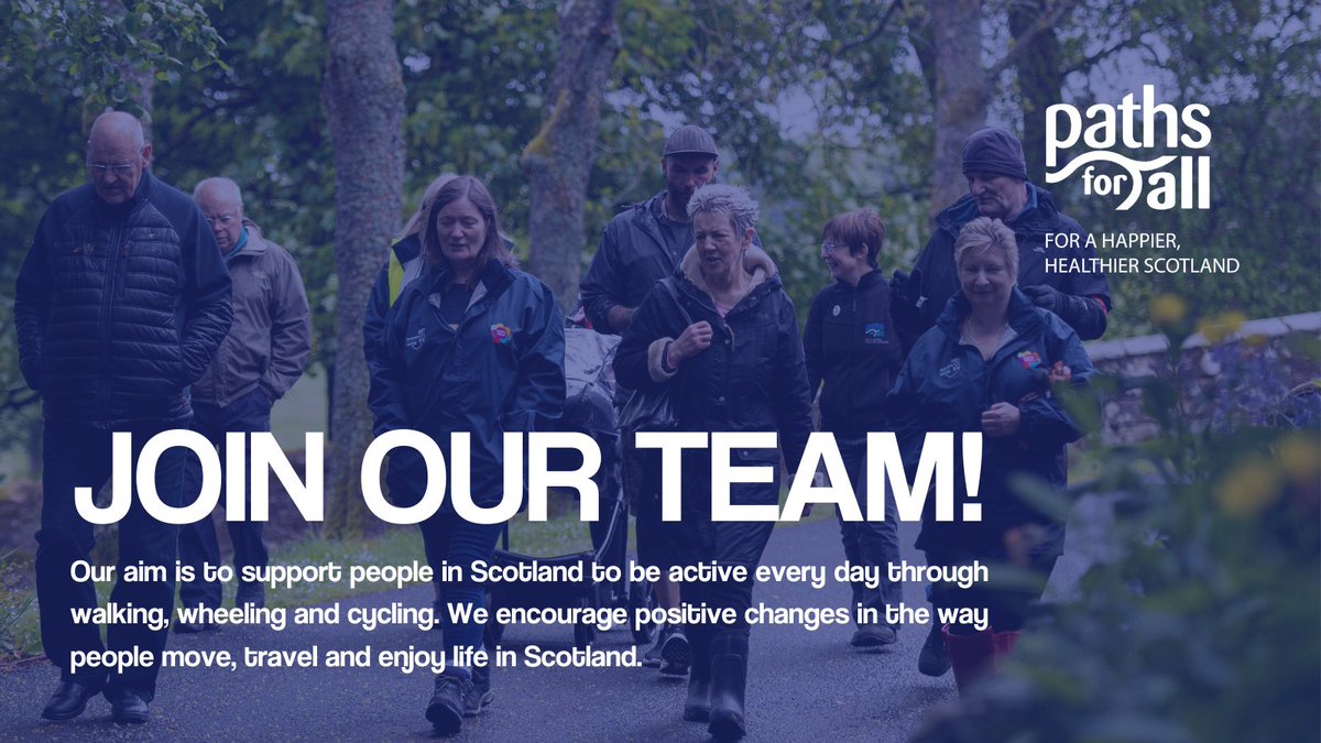walking_scot's tweet image. #CharityJob alert! 🎉 

We're looking for a Communications Officer to help promote #walking and #activetravel for health &amp;amp; wellbeing!

You'll join a friendly, creative team, enjoy flexible working and we're a holder of Healthy Working Lives Gold award! 🤩

pathsforall.org.uk/about/jobs