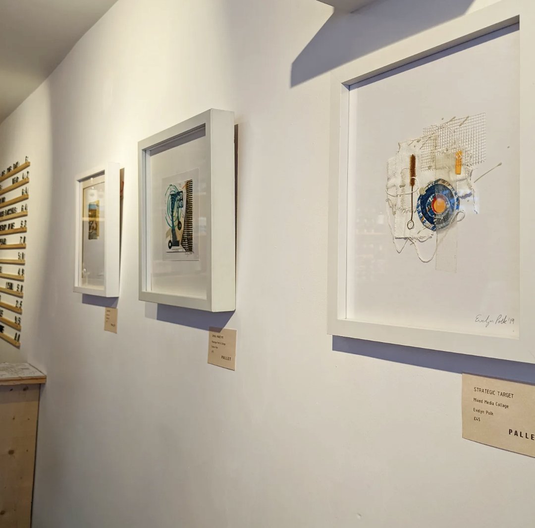 Have you seen our current exhibition yet??🎨

Downstairs Art is by Evelyn Polk, ending on 2nd July.

"Polk's process is dictated by the materials and objects that she finds"

Upstairs features work by Hannah Tooke!

<a href="/evelynpolk/">evelyn polk</a> 
@hannahtooke
Tues to Sat: 3pm-Late
Sunday: 12-8pm