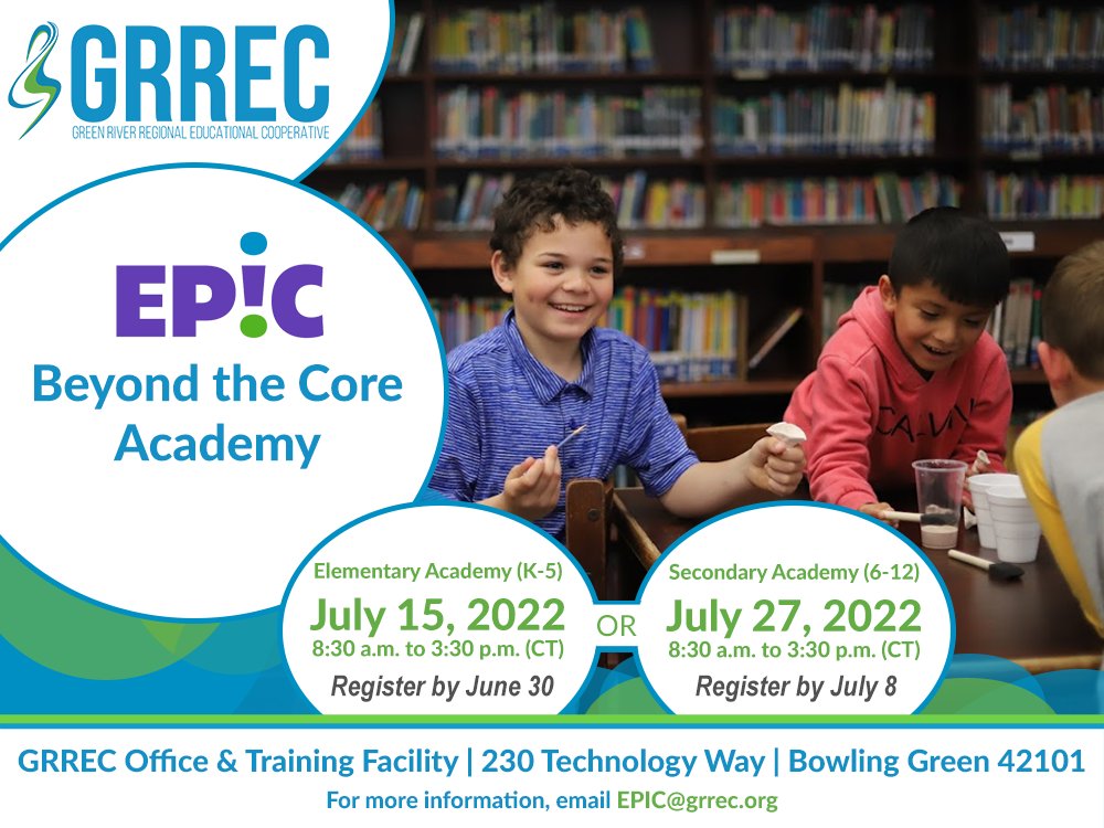 GRRECKY's tweet photo. Join EPIC’s Professional Learning Specialists as they prepare participants to go beyond the core academy!

🔽 MORE INFO &amp; REGISTRATION🔽
https://t.co/riGNH7gcyh https://t.co/HPiMSZy9TT