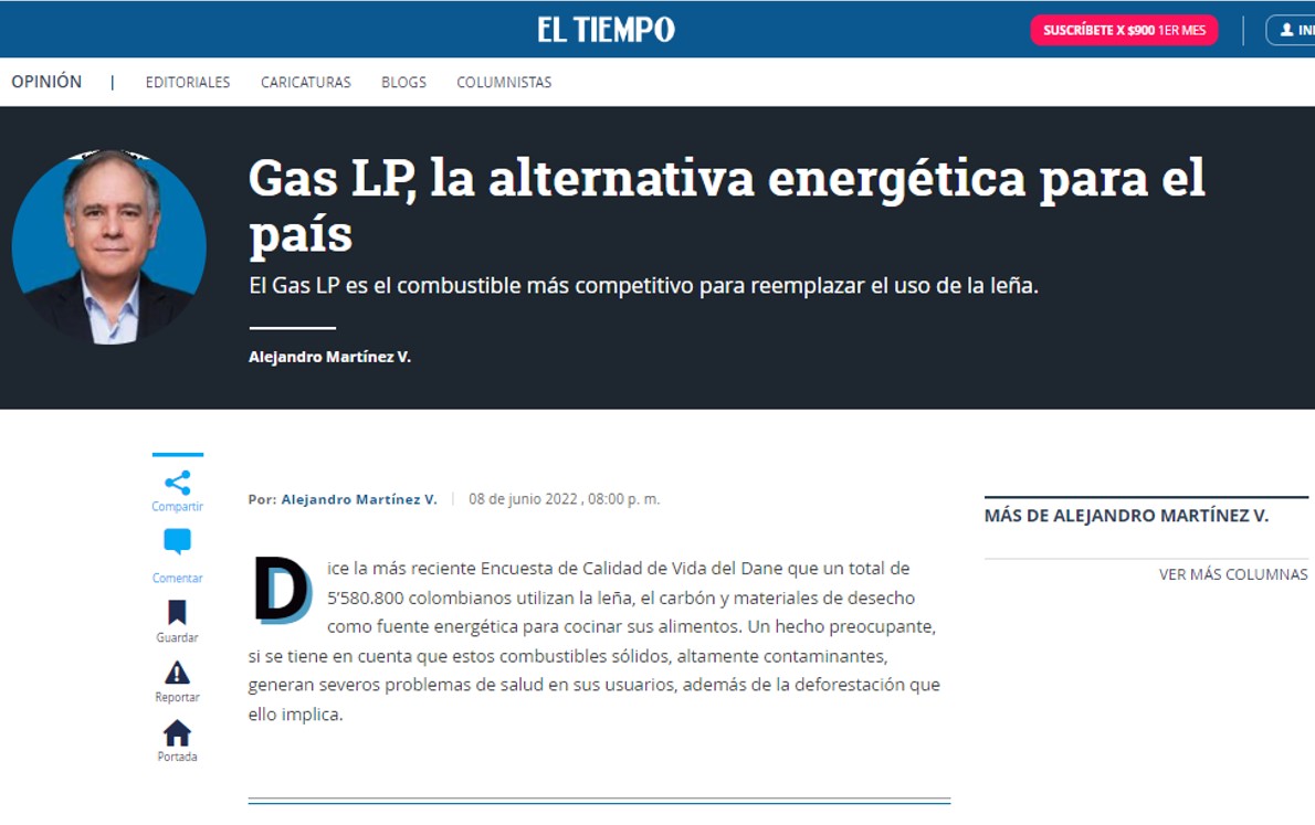 Asociación Colombiana del GLP - GASNOVA tweet media