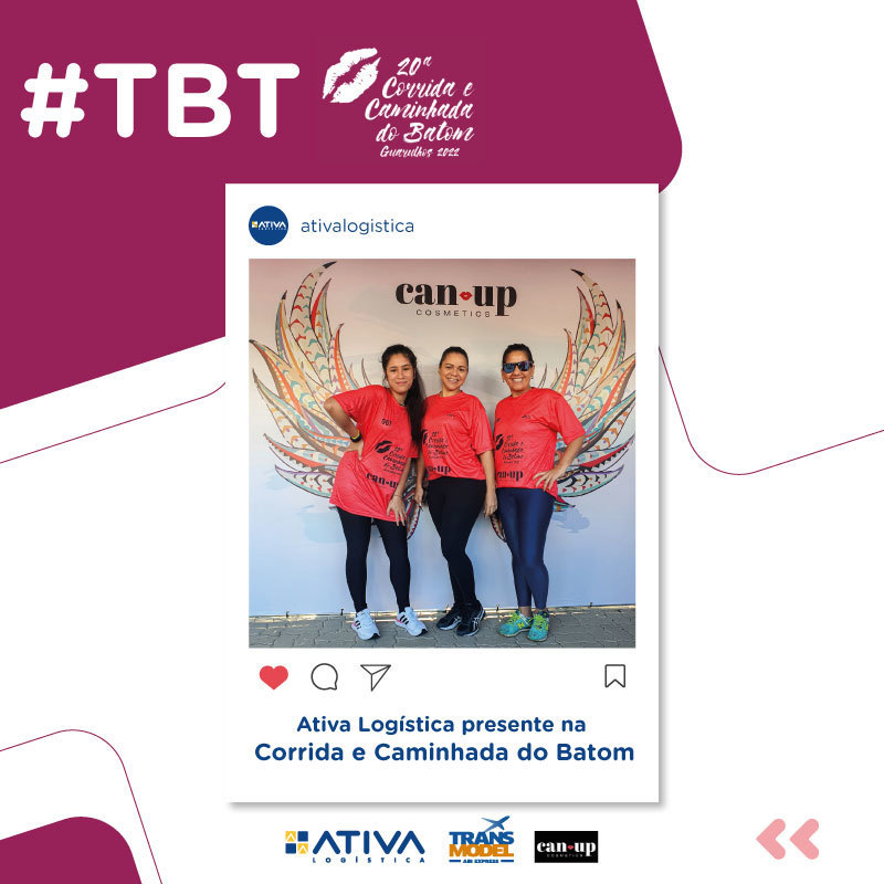 ativalog's tweet photo. No último dia 29 de Maio, Ativa Logística e
Trans Model Air Express, participaram junto com o cliente Can Up Cosmetics da “Corrida e Caminhada do Batom” que tinha como objetivo consolidar a inclusão e o bem-estar das mulheres.
#corridadobatom #saude #canup #canupcosmetics https://t.co/TFkuVDuPmz