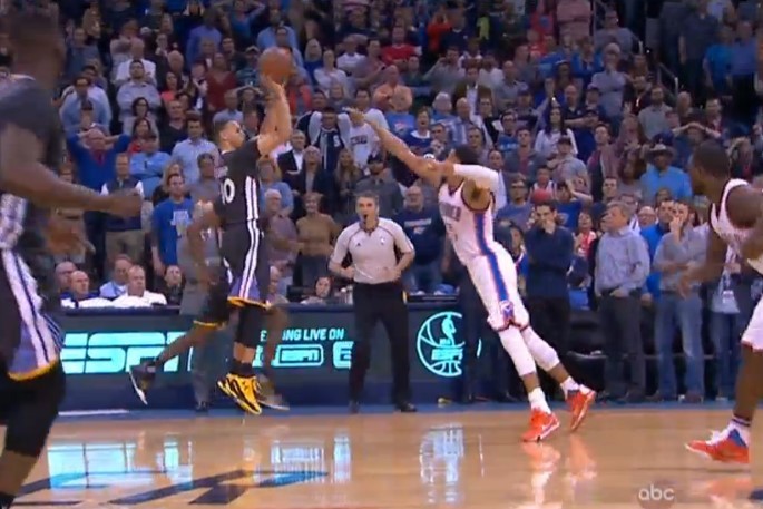 Game winner vs OKC 1 step over the half court line from 2016! 🎯