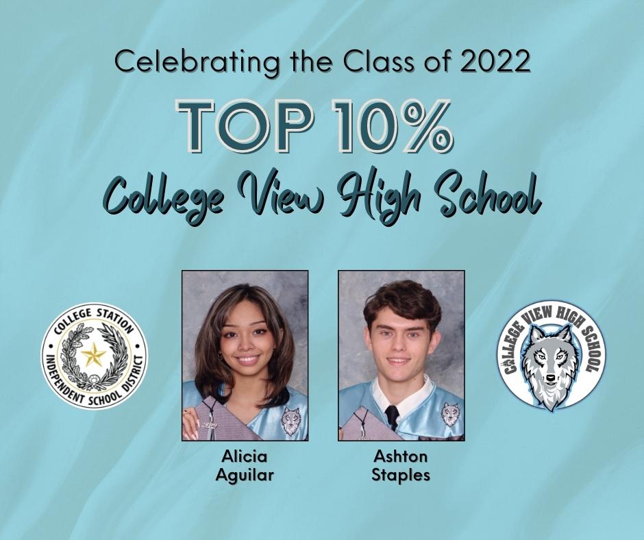CollegeViewHS3's tweet image. Congratulations to the CVHS Top 10%!  #CVHSTwolves #wolfpackfamily