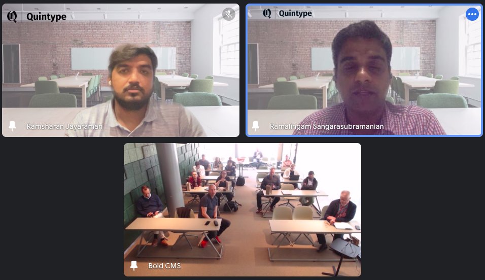 quintype_inc's tweet photo. BOLD CMS product roadmap and some of the best customer stories across the globe were showcased by @quintype_inc team during European BOLD CMS Users Day organized by @FiareOy today at Helsinki, Finland.

Here are some glimpses from the event. More updates to follow! https://t.co/U4UiqRGZTx
