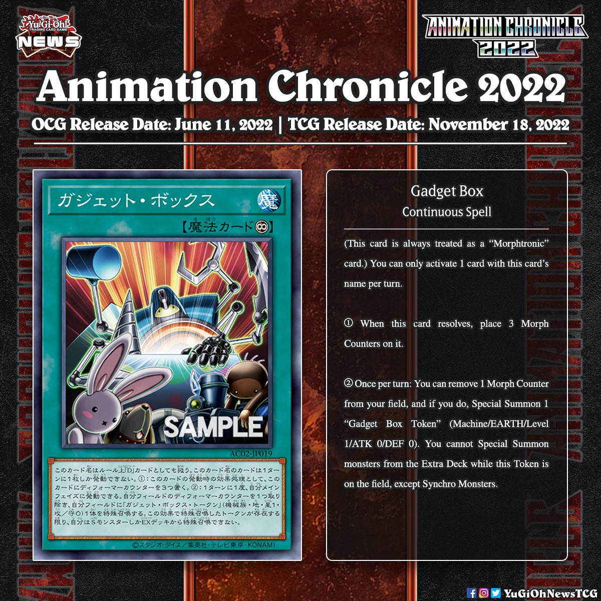 YuGiOh News on Twitter " 𝗔𝗻𝗶𝗺𝗮𝘁𝗶𝗼𝗻 𝗖𝗵𝗿𝗼𝗻𝗶𝗰𝗹𝗲 2022 The OCG set