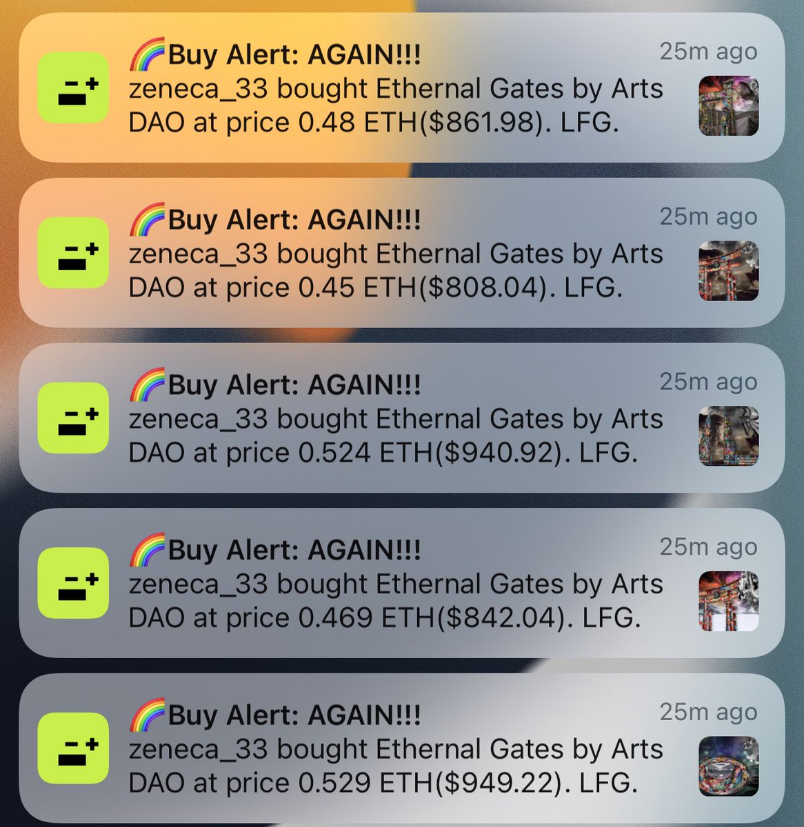 Wow!! We’re blown away - welcome to the Arts DAO community <a href="/Zeneca_33/">Not @Zeneca</a> 🫡