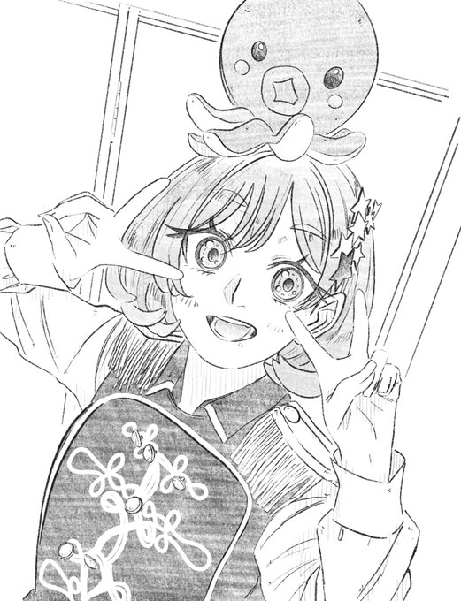 今更ですけど、頭にタコ乗せたりーちゃん可愛過ぎた☺️
ので可可ちゃん描いた!🍦🍦🍦 