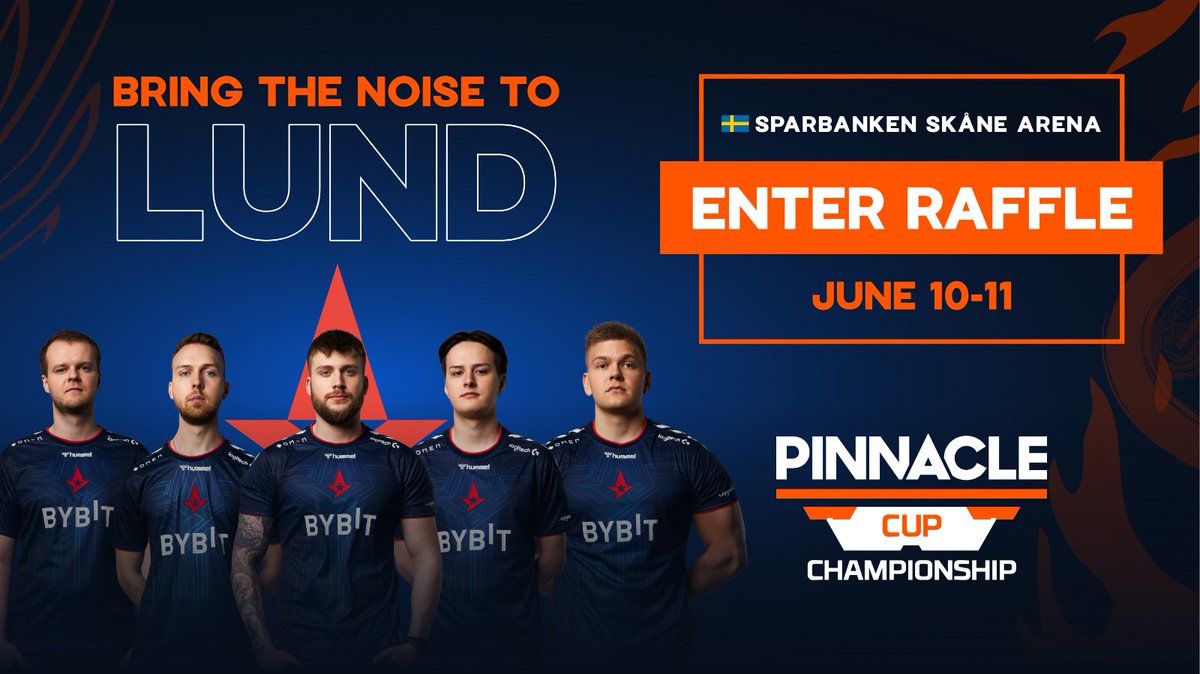 Astralis Counter-Strike (@astraliscs) on Twitter photo Enter the raffle for a VIP ticket to Skåne Arena.
25 standard tickets will also be given out to random participants entering the raffle.
Enter here: bit.ly/pcc-tix
<a href="/PinnacleEsports/">Pinnacle Esports</a> | #AstralisFamily Enter the raffle for a VIP ticket to Skåne Arena.
25 standard tickets will also be given out to random participants entering the raffle.
Enter here: bit.ly/pcc-tix
<a href="/PinnacleEsports/">Pinnacle Esports</a> | #AstralisFamily
