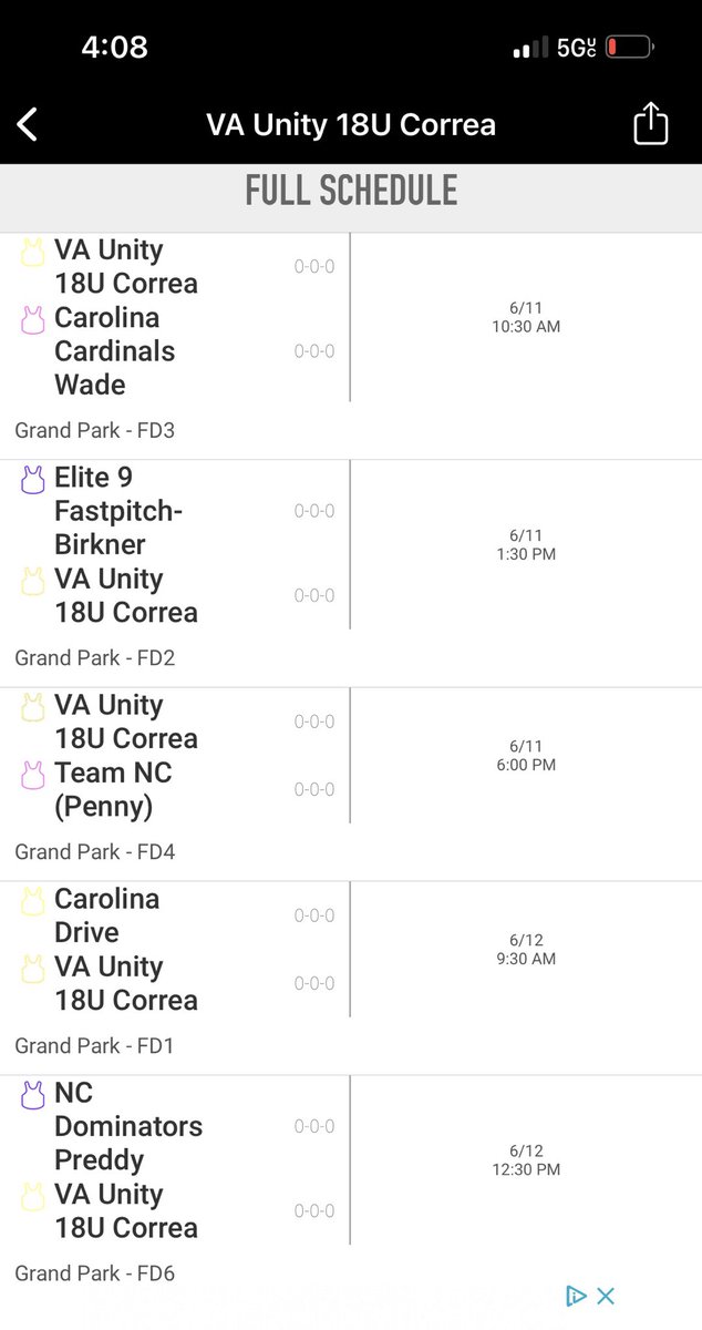 Excited to hit the turf this weekend at the Tier One Great Atlantic Showcase. Bib #125 at Fridays camp <a href="/UnityBlackwell/">Unity Blackwell 16/18U</a> <a href="/SalkSoftball/">salk softball</a> <a href="/paindawg45/">Gary Payne</a> <a href="/PfeifferSball/">PFEIFFER SOFTBALL</a> <a href="/queens_softball/">Queens Softball</a> <a href="/CoastalSoftball/">Coastal Carolina SB</a>