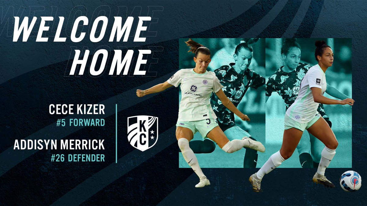 Coming Home 🏠

We have acquired *KC Natives*, forward Cece Kizer and defender Addisyn Merrick from Racing Louisville. We couldn't be more excited to welcome them home and have them join our club!

#TealRising
