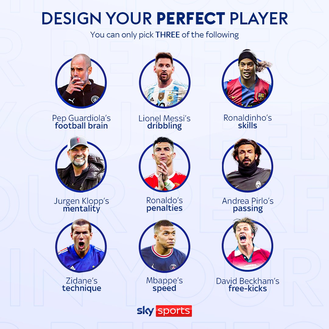 Sky Sports Premier League on X: Design your perfect player; which
