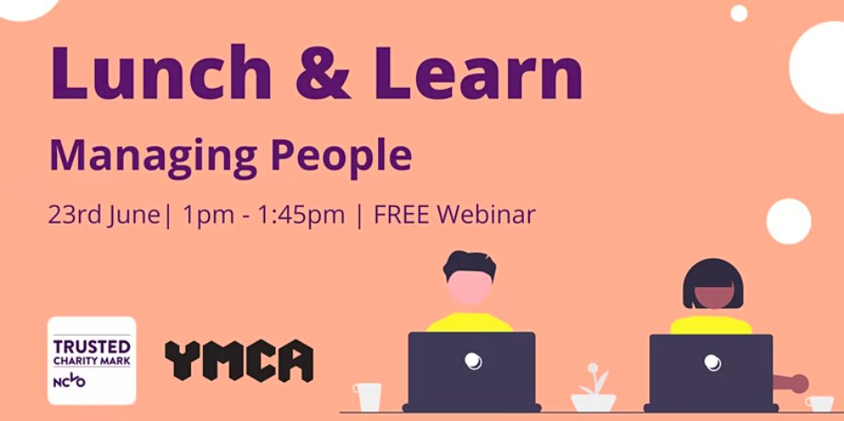 utopy_co's tweet photo. 💡If you're a trustee, board member, CEO or manager in a charity, this free online lunch &amp; learn is for you.

@TrustedCharity teams up with #YMCACardiff to bring you Managing People, a webinar that discusses ideas for the charity &amp; voluntary sector 👥

https://t.co/Za8SznCG8h https://t.co/fyYdhnefvp