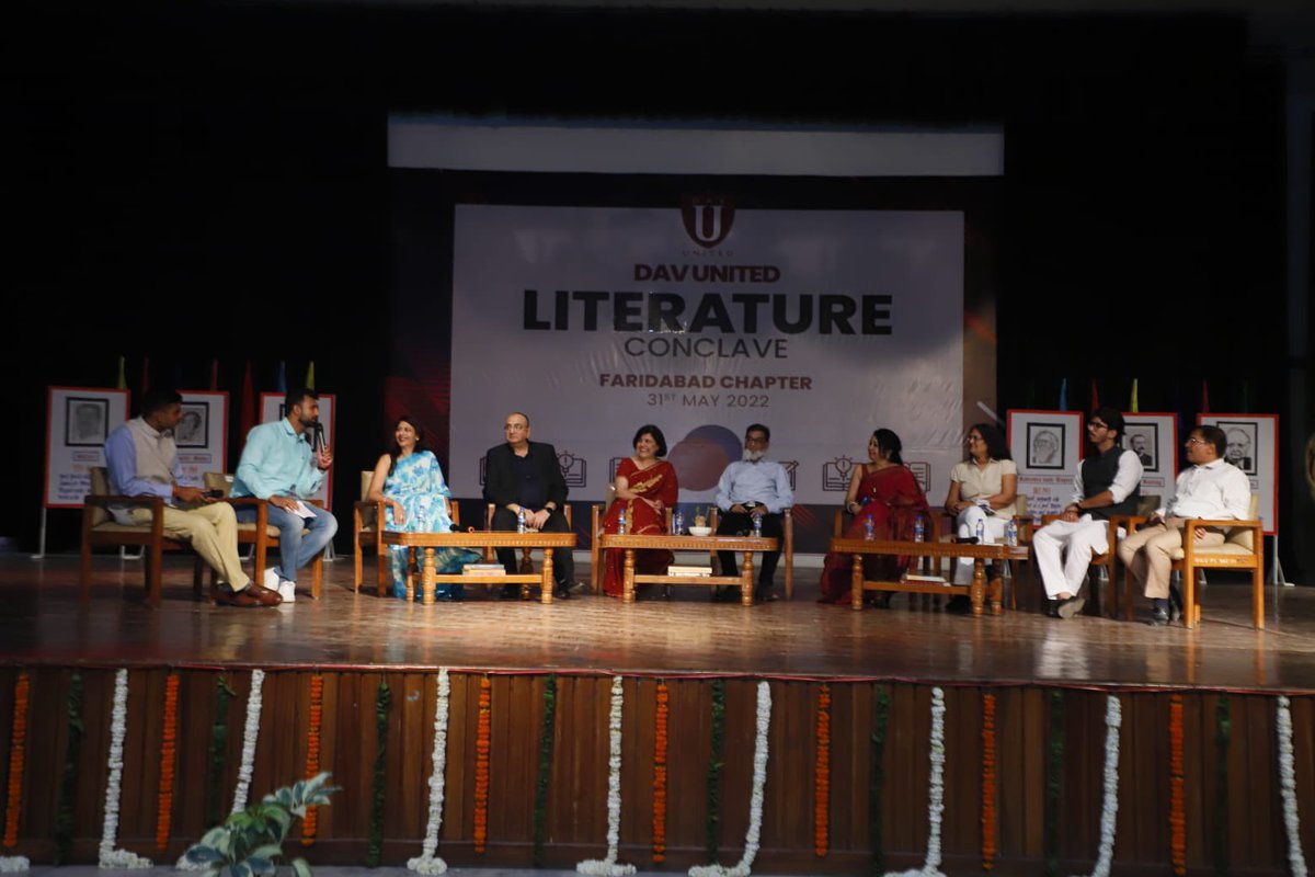 Insightful panel discussion at DAV Sector 14, Faridabad, last week 

 #school #faridabad #literature