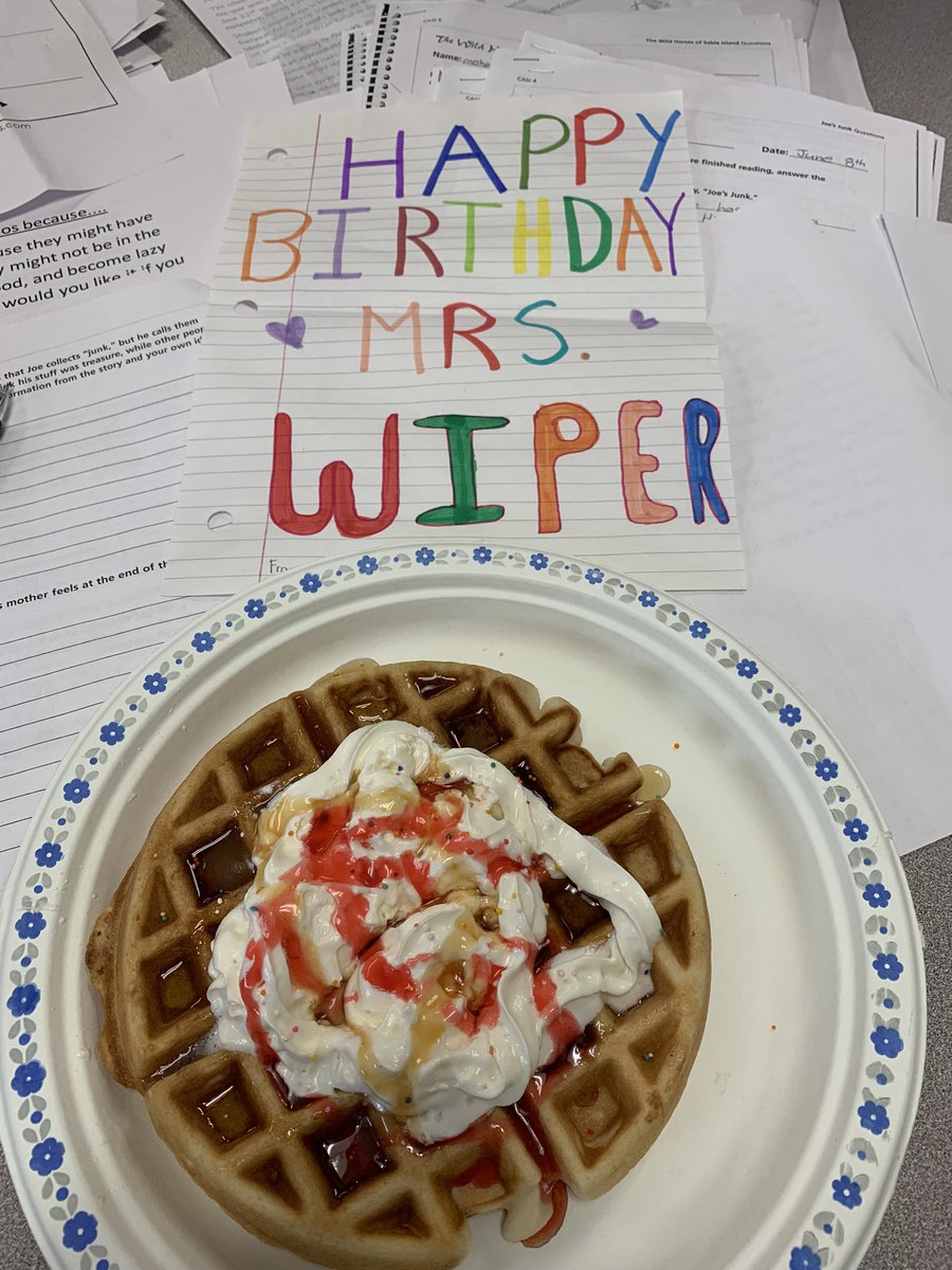 Thank you 6/7B what a nice surprise. Congrats on being done EQAO!