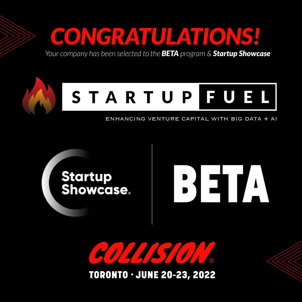 StartupFuel - The Gold Standard of VC Diligence (@startupfuel) on Twitter photo Congrats 🎉🎉! We have been selected among 1000s of startups to share our innovations at Collision!
If you need us, you can catch us on stage and in BETA section at <a href="/CollisionHQ/">Collision Conf</a>
#startups #venturecapital #conference #toronto #ai #bigdata #machinelearning #tech Congrats 🎉🎉! We have been selected among 1000s of startups to share our innovations at Collision!
If you need us, you can catch us on stage and in BETA section at <a href="/CollisionHQ/">Collision Conf</a>
#startups #venturecapital #conference #toronto #ai #bigdata #machinelearning #tech