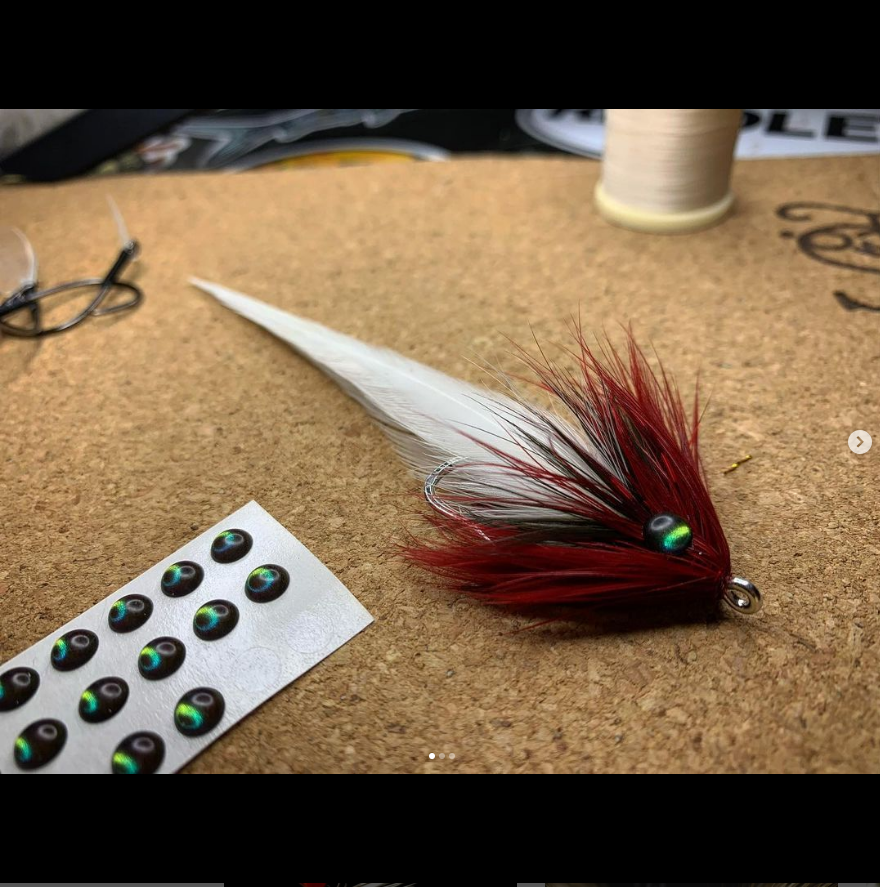 FarmsWhiting's tweet photo. Like the eyes on this Seaducer, It comes alive
@therealdirtyloaf
A simple seadeucer with just a splash of baitfish in it. 
;
#flytying #flytyingjunkie #flytyingaddict #flytyingporn #flyporn #saltwaterfly #saltwaterflytying #cleanaf #explorepage #explore = https://t.co/NTJY6iwqiH