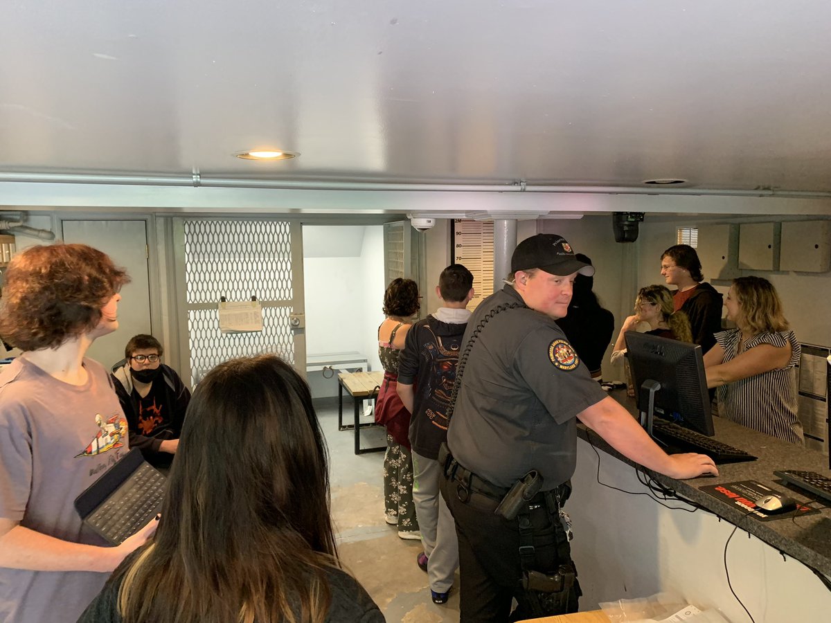 The PHS Paranormal Society’s field trip is underway! First, we visited the Princess Anne Police Department. While there, we learned it’s history, saw the rooms, and even got the opportunity to conduct a little paranormal investigation! <a href="/AmandaLKrantz/">Amanda Krantz</a> <a href="/PHSWarriors1957/">PHS Warriors</a>
