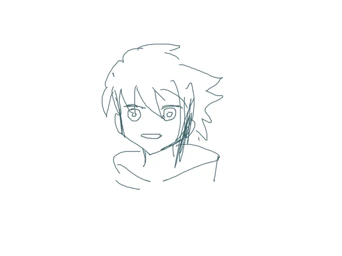 うろ覚えあきなと見ながら描いたガク、etc. 