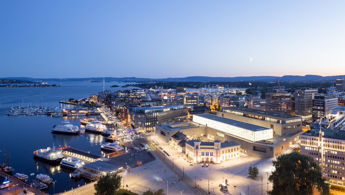 Opening this weekend on #Oslo's harbourfront, the stunning <a href="/nasjonalmuseet/">nasjonalmuseet</a>. Home to more than 40,000 pieces of #art, #architecture and #design, #Norway's new National Museum has nearly 90 exhibition rooms and an impressive collection of #EdvardMunch and #SverreFehn works.