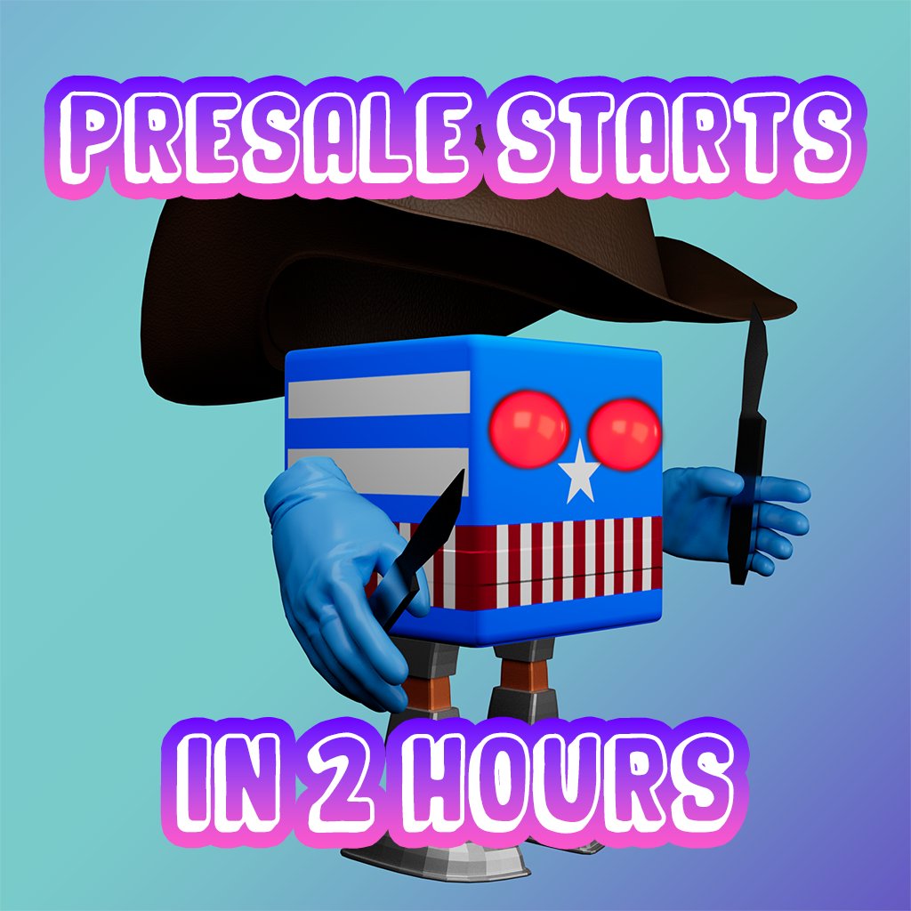 MetaCubiesNFT's tweet photo. 🎊PRESALE STARTS IN 2 HOURS🎊

Follow @MetaCubiesNFT for upcoming collab events and join discord: https://t.co/Ujx2f27TrT to win🏆 #Giveaways 🎁&amp; #Whitelist 

#ElrondCommunity #ElrondNetwork #Elrond #ElrondNFT #ElrondNFTs #ElrondGiveaway #whitelist #NFTs #whitelist https://t.co/IjVXAXT5Zx