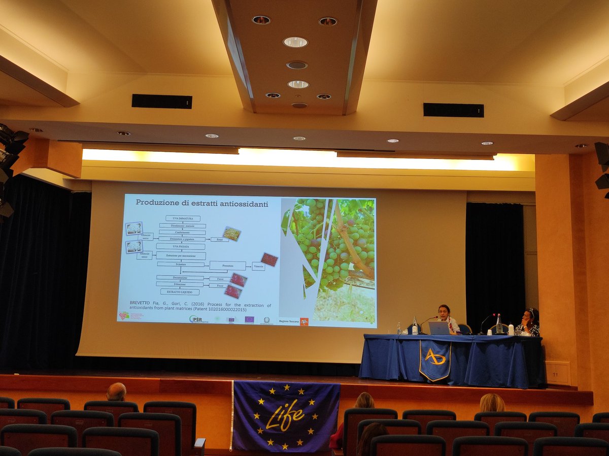 zeowine's tweet photo. Convegno Finale LIFE ZeoWine
🤝 Sessione Networing🤝
PROGETTO UVA PRETIOSA “Valorizzazione dei sottoprodotti della filiera viti-enologica”
Giovanna Fia (@DagriUnifi)
#sostenibilità #viticoltura #enologia #circulareconomy
#PSRToscana
@LIFEprogramme
@LIFEprogrammeIT https://t.co/t2RqgSPi9u