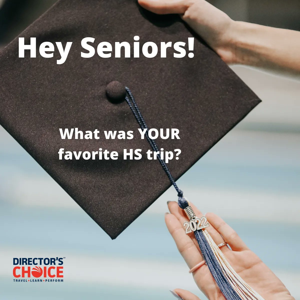 Congratulations to all the 2022 graduates! We know that high school is one tough nut. Being involved in a band, choir, orchestra or any other fine arts program really makes a difference. 

Thinking back on all the trips you did as a student, which one was your favorite?

#tbt