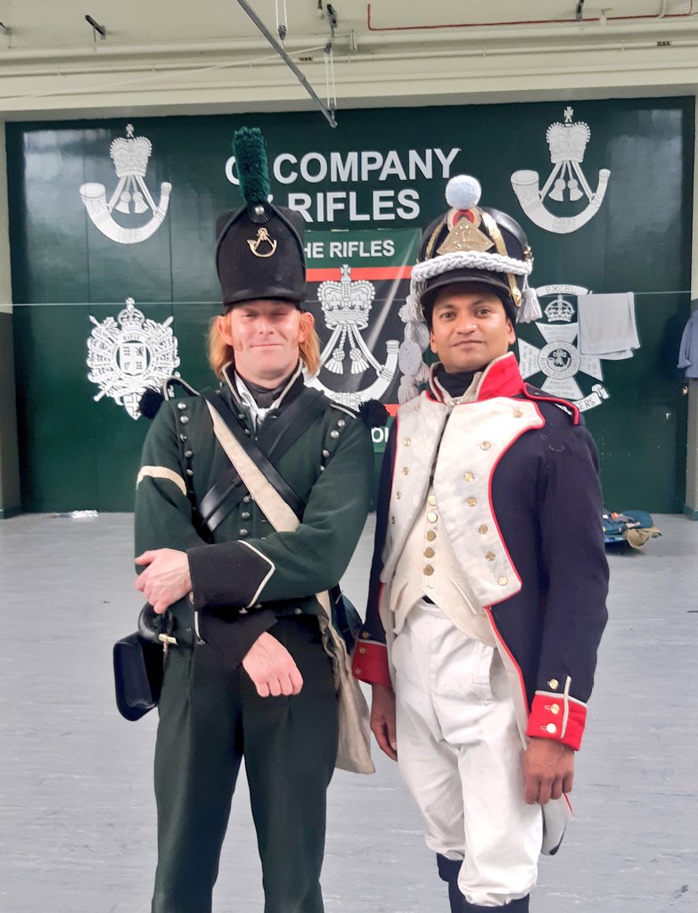 We are getting ready with the <a href="/2ndBn95thRifles/">2nd Bn. 95th Rifles</a>, <a href="/The_95th_Rifles/">The 95th Rifles</a> for the final day of Sounding Retreat at Horse Guard Parade. 

En Avant Mes Enfants! 

#Napoleonic #Napoleonicwars #history #Napoleonienne #livinghistory #reenactors