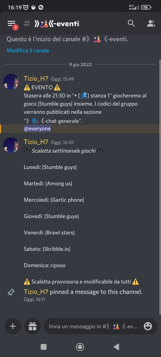 Tizio_h7's tweet image. Il link: discord.gg/5PyMsUtXb6
#Discord #Giveaways #serverdiscord