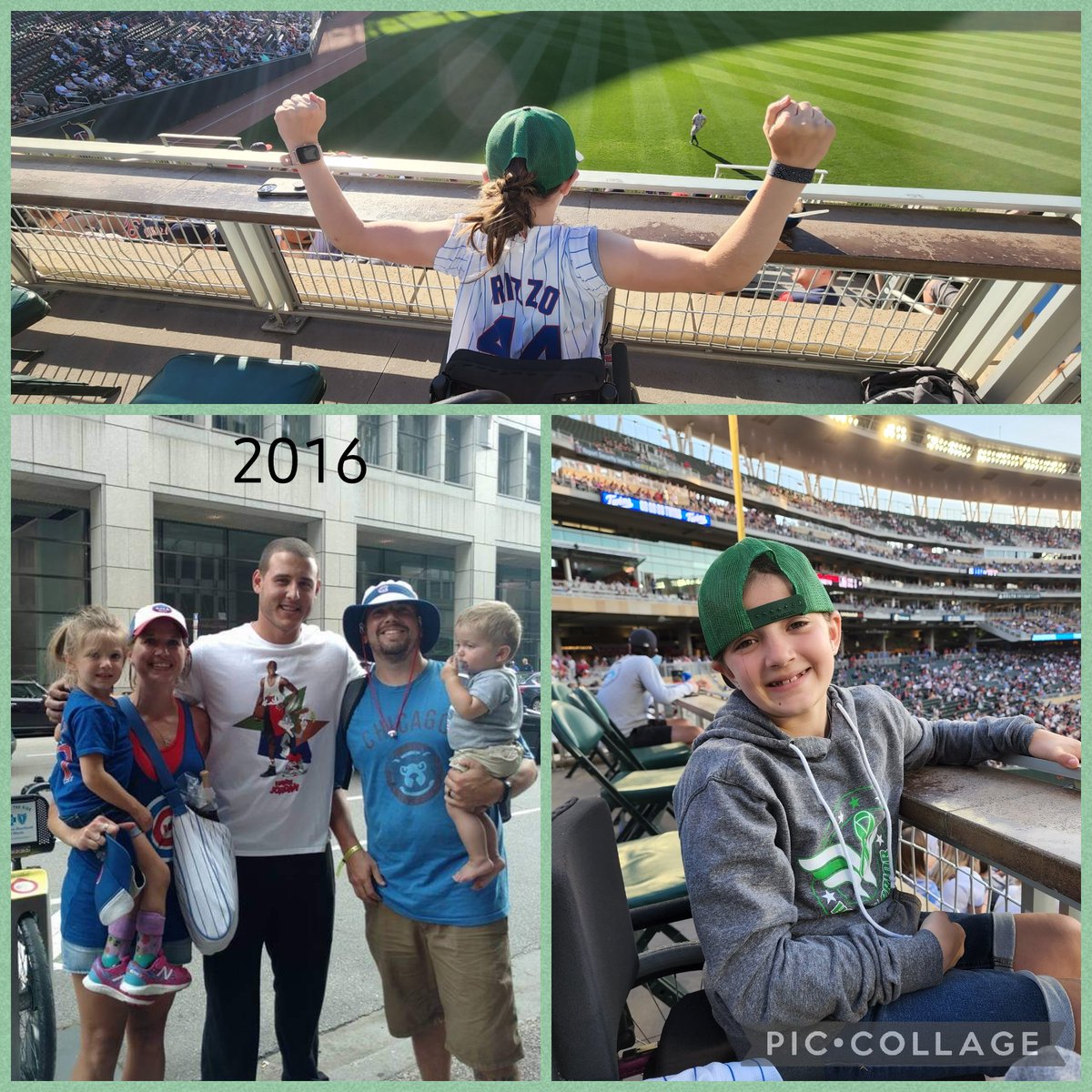 Headed to appointments today at <a href="/GilletteChildrn/">Gillette Children's</a>, but not before we watched our beloved <a href="/ARizzo44/">Anthony Rizzo</a> last night!!
#hopeforadli #hspwarrior #fancylikeadli