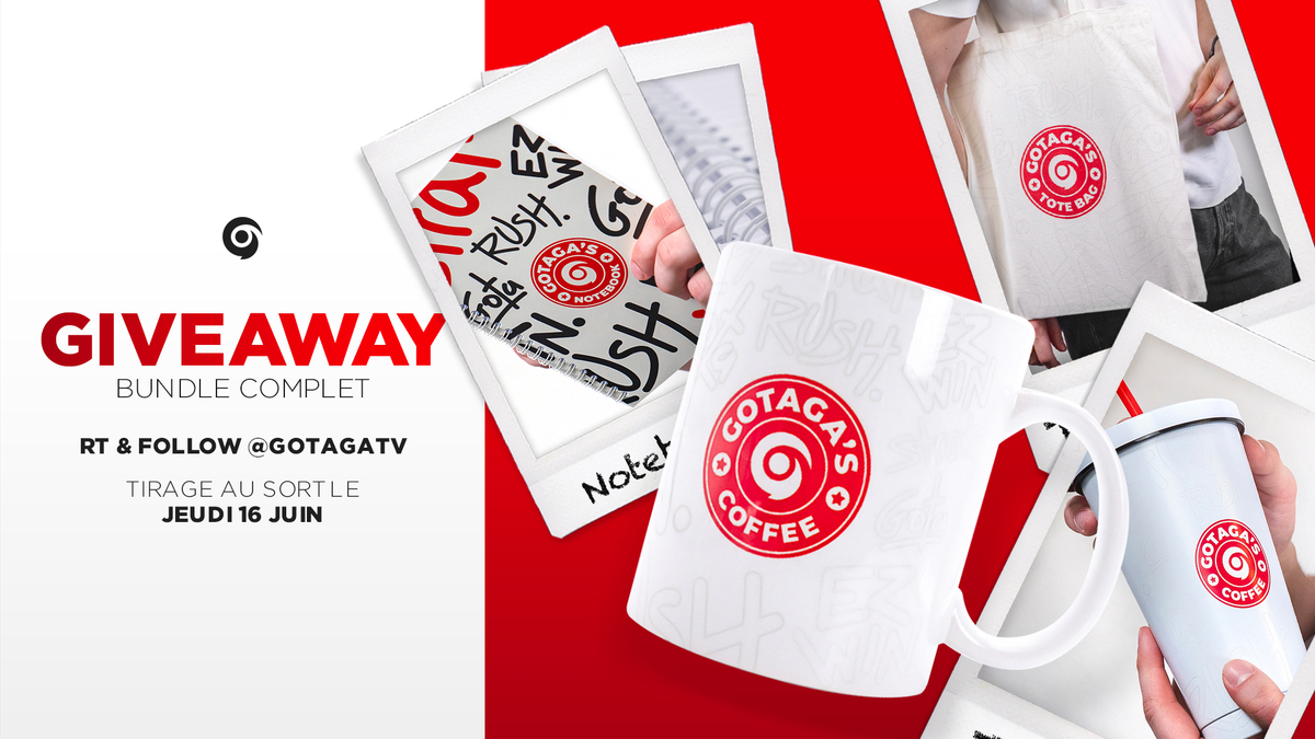 GotagaTV's tweet photo. À l'occasion de la sortie des nouveaux accessoires @Gotaga , on vous fait gagner le bundle complet ! 🎁

Pour participer #RT &amp; #Follow @GotagaTV !

TAS le 16/06 https://t.co/pAcGYooppj