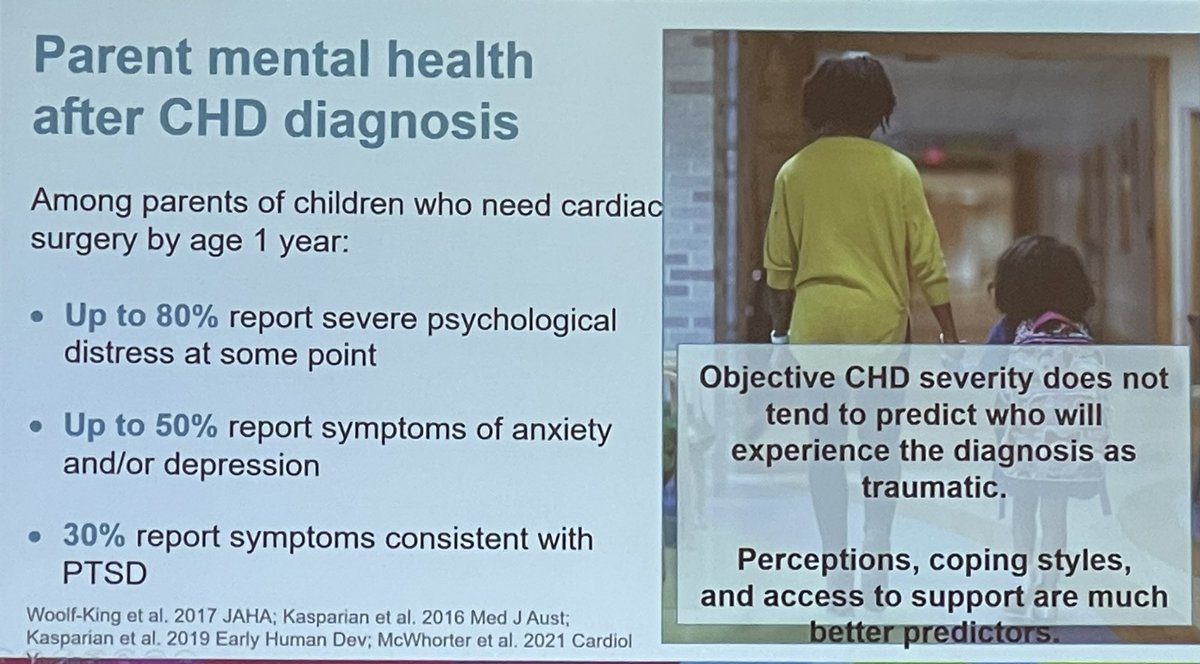 <a href="/NKasparian/">Dr. Nadine Kasparian</a> discussing Parental psychologic responses to prenatal diagnosis - and possible implications for #ACHD #ACHD2022