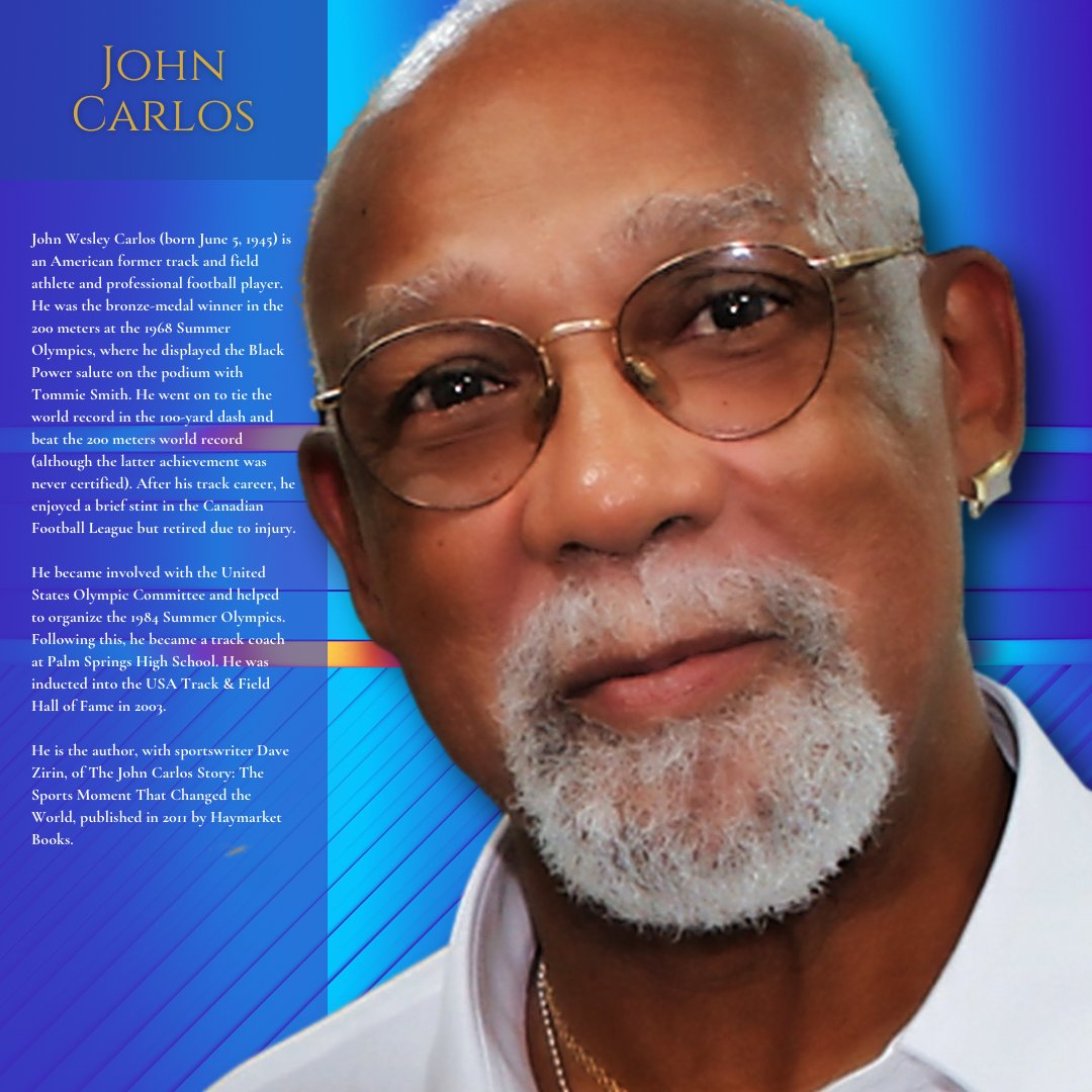 Happy birthday to John Carlos. 
 