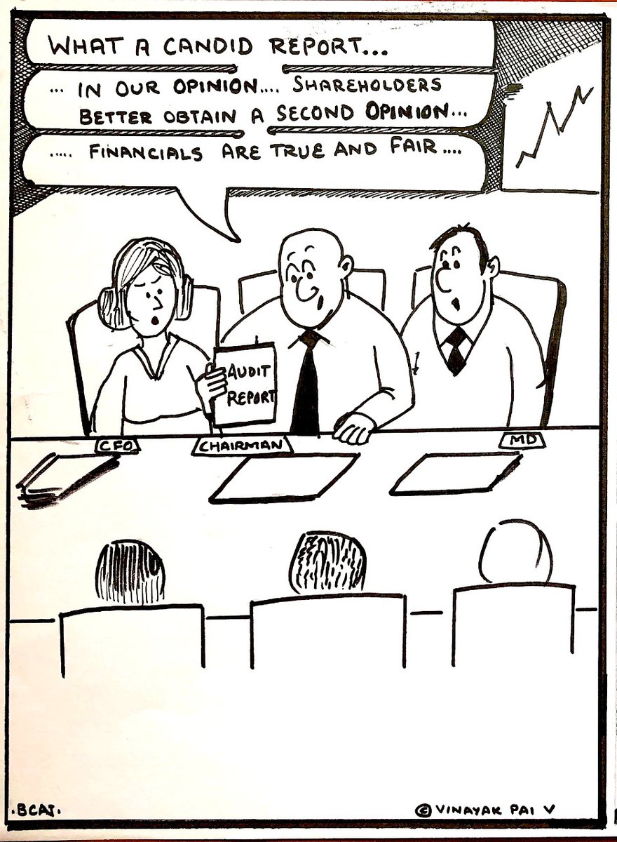 bcasglobal's tweet photo. From the lighter elements of BCA Journal (June 2022) cartoons by CA Vinayak Pai.
#BCAJ #BCAS #BCASGlobal #BCASvoice #Cartoon #CA
@VinayakPaiV https://t.co/CgwjBvVTX9