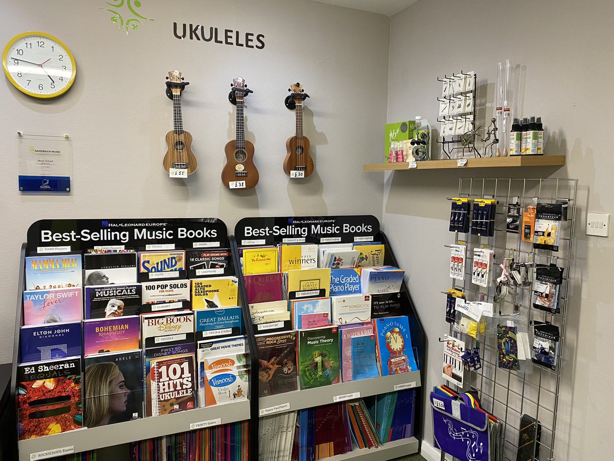 Retail available face to face and online: sandbachmusic.co.uk/shop