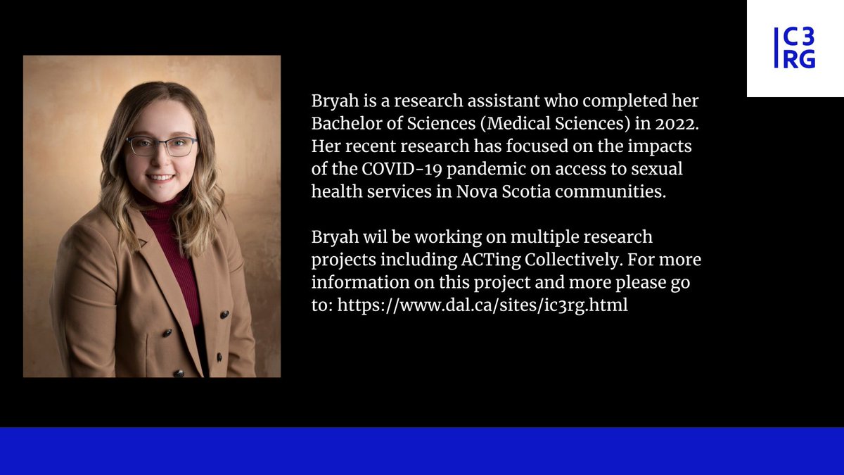 Welcome to the newest member of the IC3RG team- Bryah!