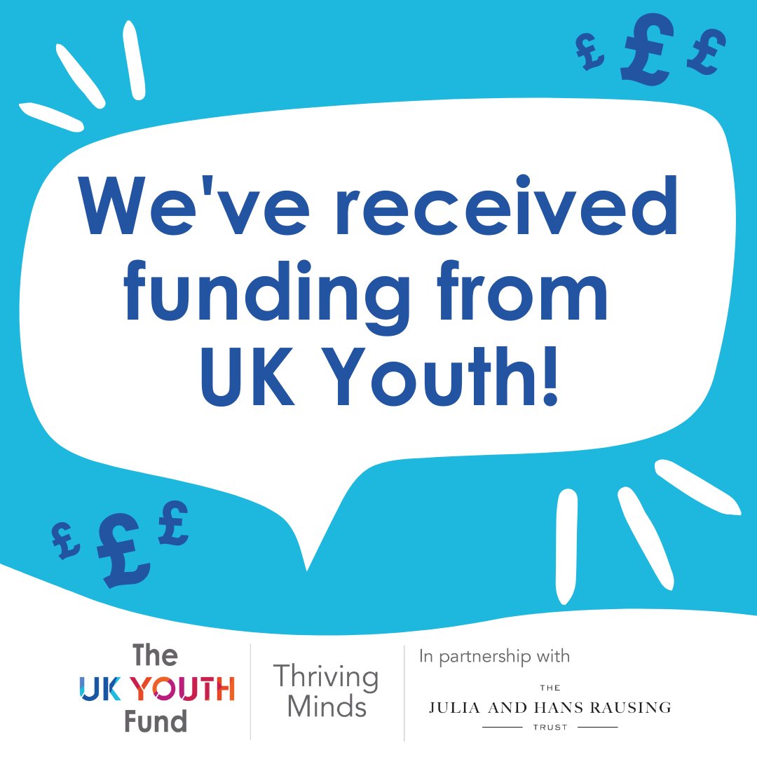 We’re delighted to be one of 99 orgs receiving funding from the @ukyouth fund -
#ThrivingMinds. This grant will help support our work over the next three years, improving mental health support & provision for LGBTQ+ young people & youth workers. @jhrtrust @westminsterfdn