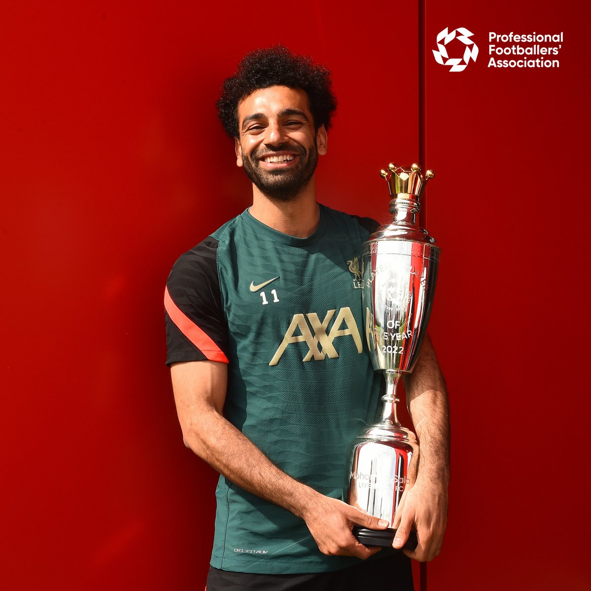 🏆 The PFA Players’ Player of the Year 2022 | <a href="/MoSalah/">Mohamed Salah</a>

🙌🙌🙌 <a href="/LFC/">Liverpool FC</a> <a href="/Pharaohs/">🔥</a> #PFAawards #POTY 🇪🇬