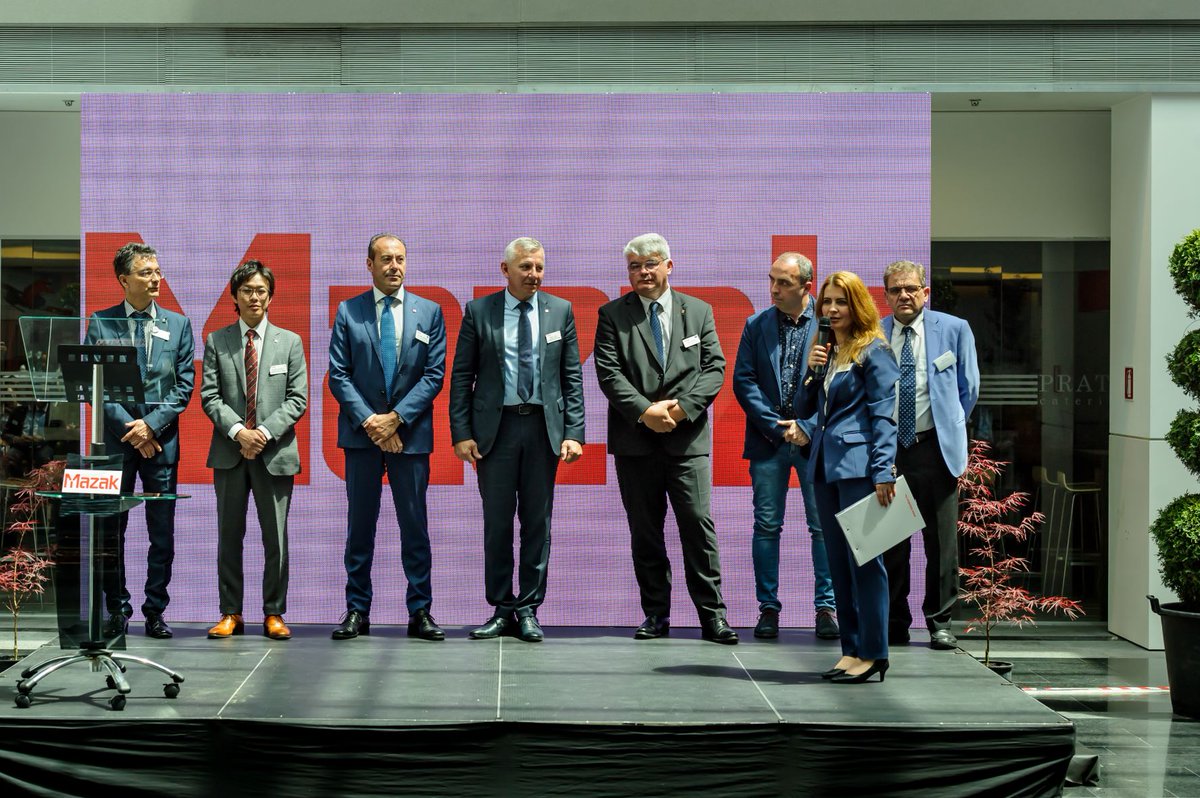 MazakEurope's tweet photo. This week we officially opened our new office in Brasov, Romania. Thank you to all the guests who attended the opening ceremony. Congratulations to our Romanian colleagues. #MazakEurope #TogetherSuccess #MazakRomania #Mazak https://t.co/SveBil1Hy4