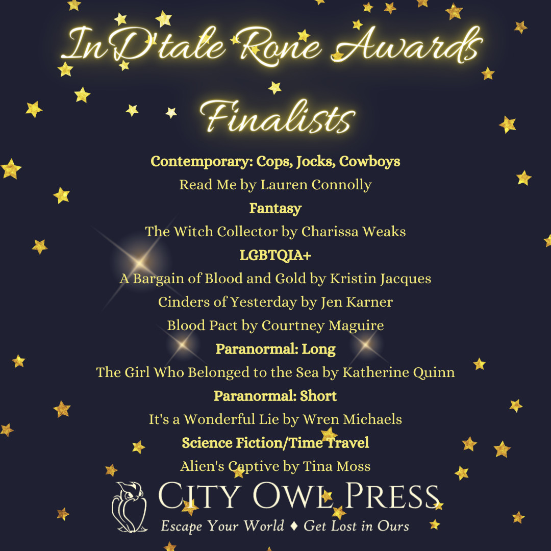 More Owls are finalists. Go TEAM CITY OWL!!!! indtale.com/2022-rone-awar… #cityowlpress #roneawards #indtale #indtaleroneawards #romancenovels #scifinovels #paranormalnovels