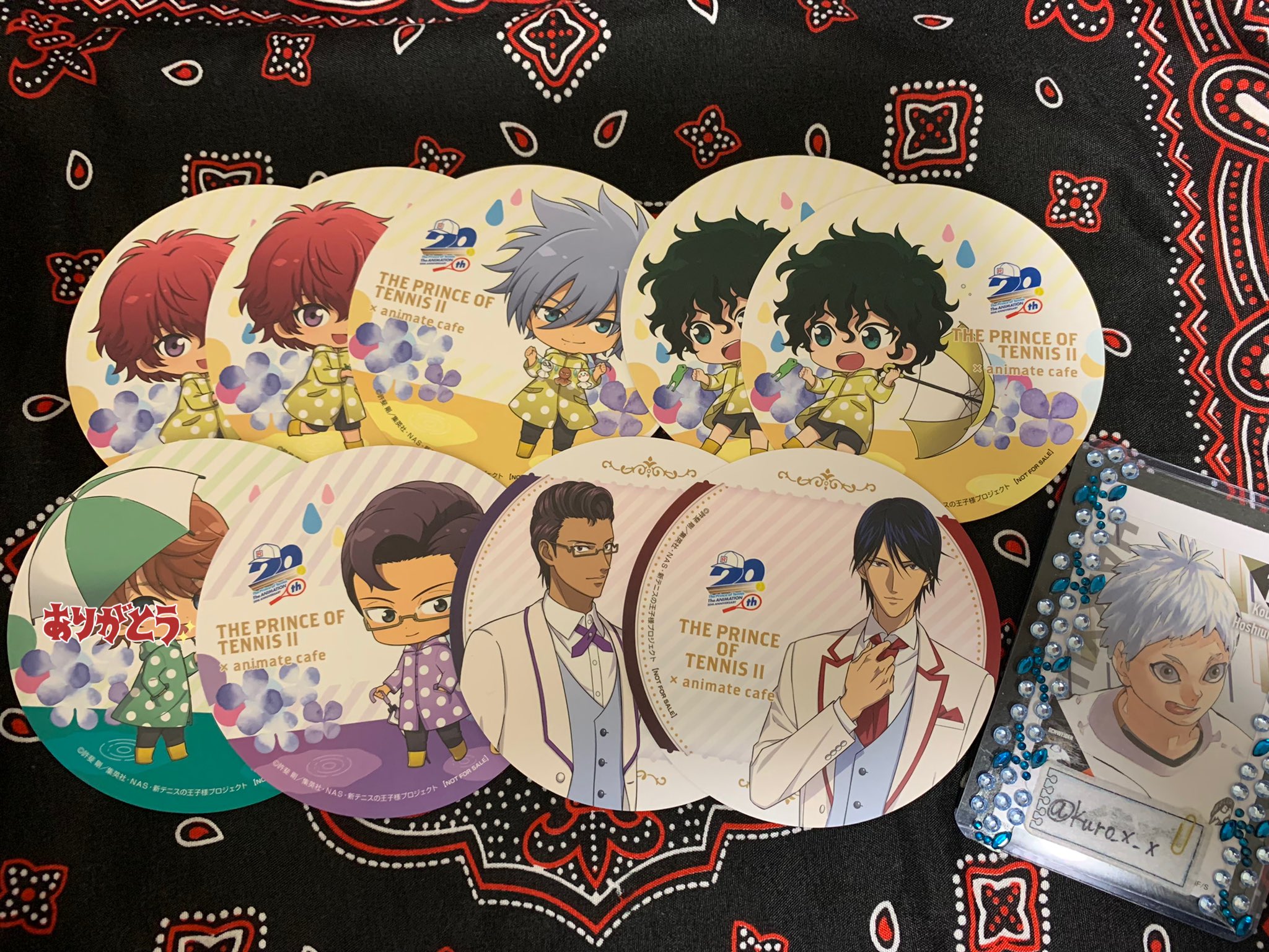 新テニスの王子様 アニメイトカフェ限定コースター 越前 最新号掲載アイテム 越前