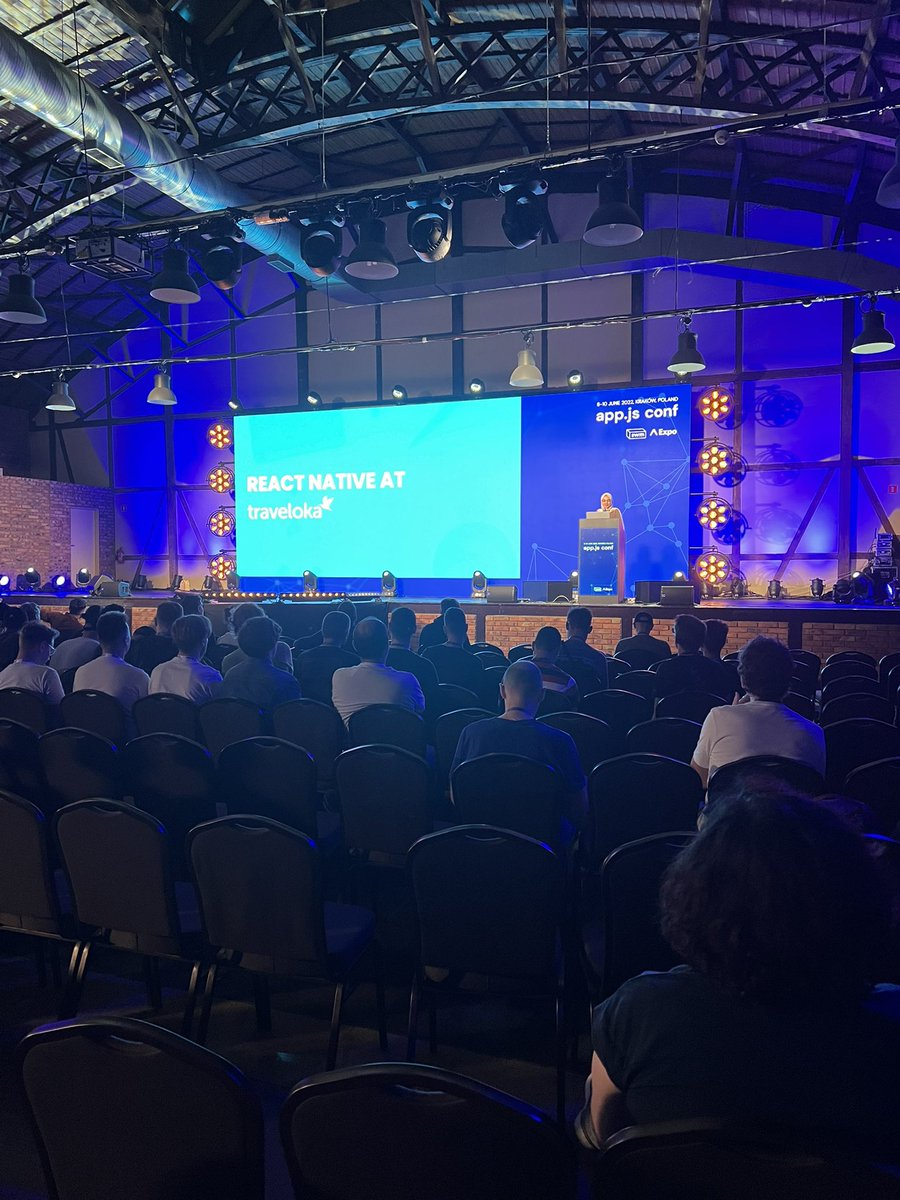 appjsconf's tweet photo. Huge applause for @vanydeasy - it’s her first time speaking at a tech conference! Go listen to her talk on how @traveloka benefits from React Native 👏👏👏 https://t.co/8JIzfwabyq